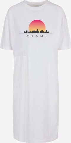 Merchcode Dress 'Miami' in White: front