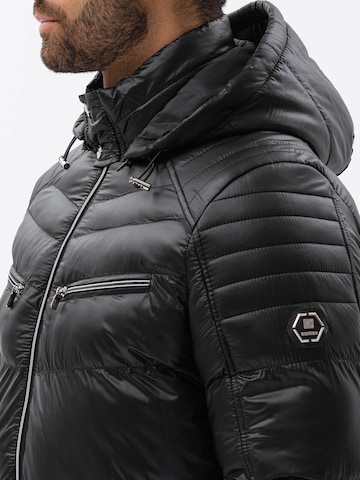 Veste d’hiver 'OM-JAHP-22FW-010' Ombre en noir