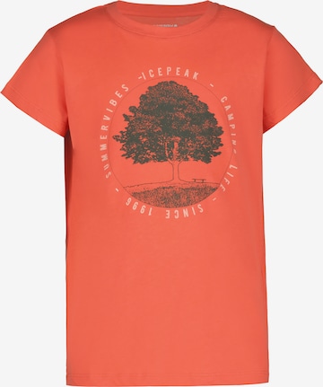 ICEPEAK Performance Shirt in Orange: front