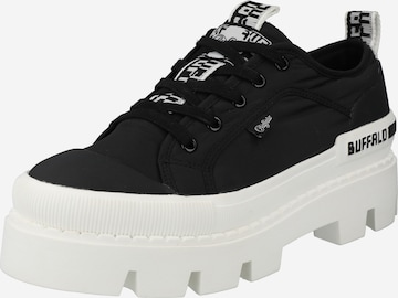 BUFFALO Platform trainers 'RAVEN' in Black: front