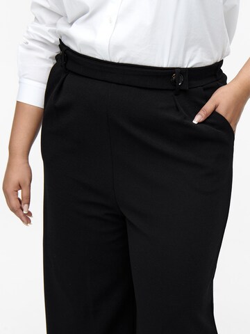 ONLY Carmakoma Loose fit Pleat-Front Pants 'Betty' in Black