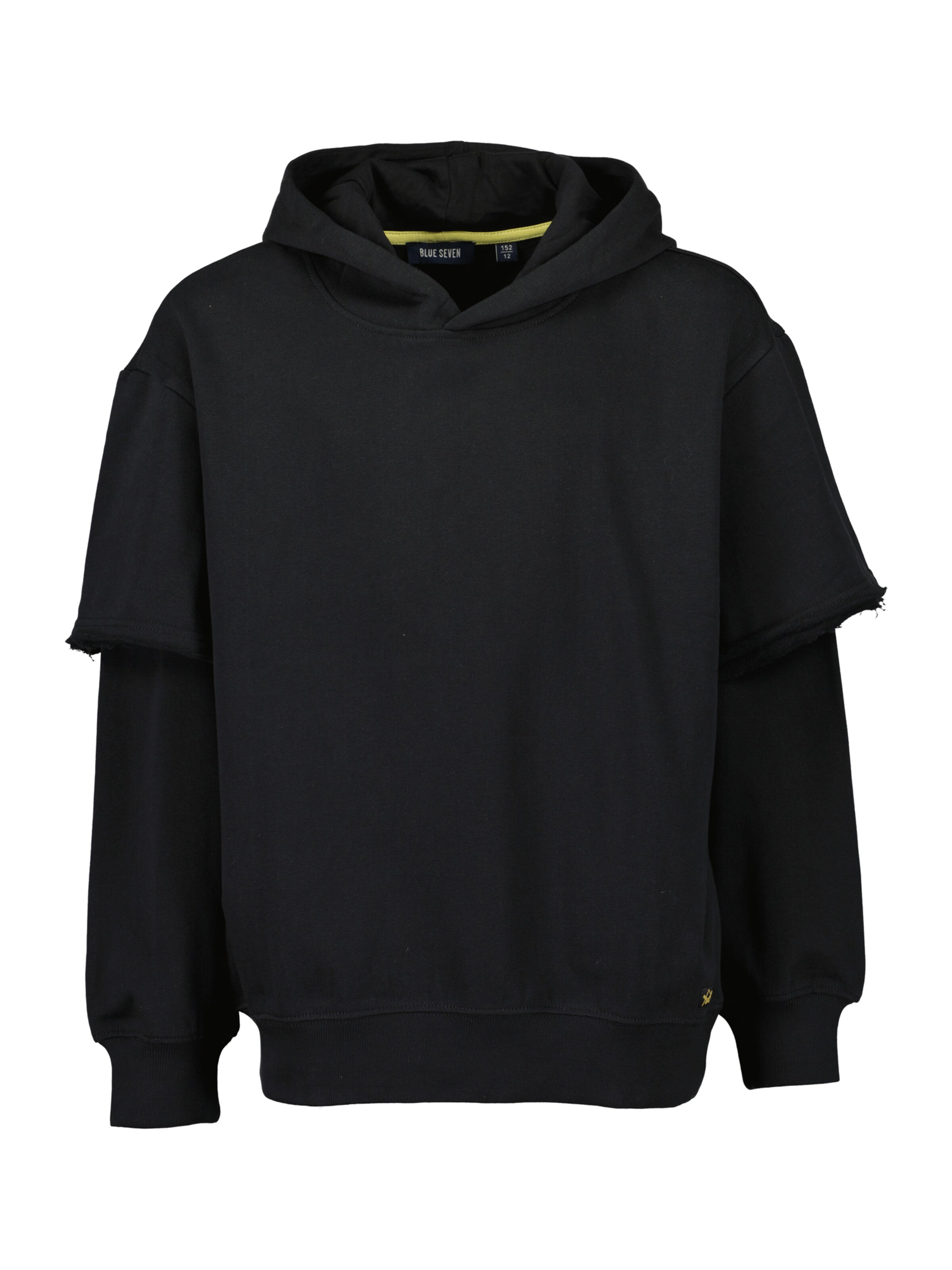 Felpa di BLUE SEVEN in nero: frontale