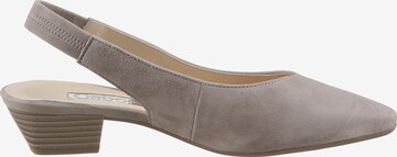 GABOR Slingback Pumps in Beige