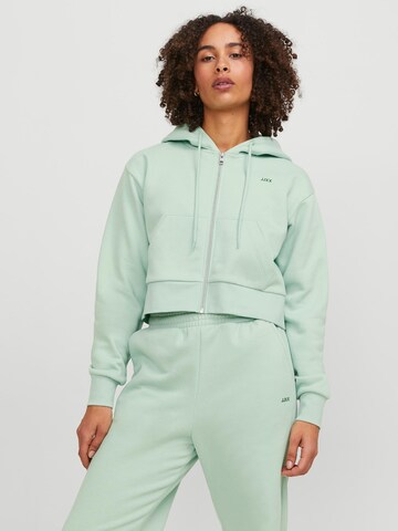 JJXX Sweat jacket 'Abbie' in Green: front