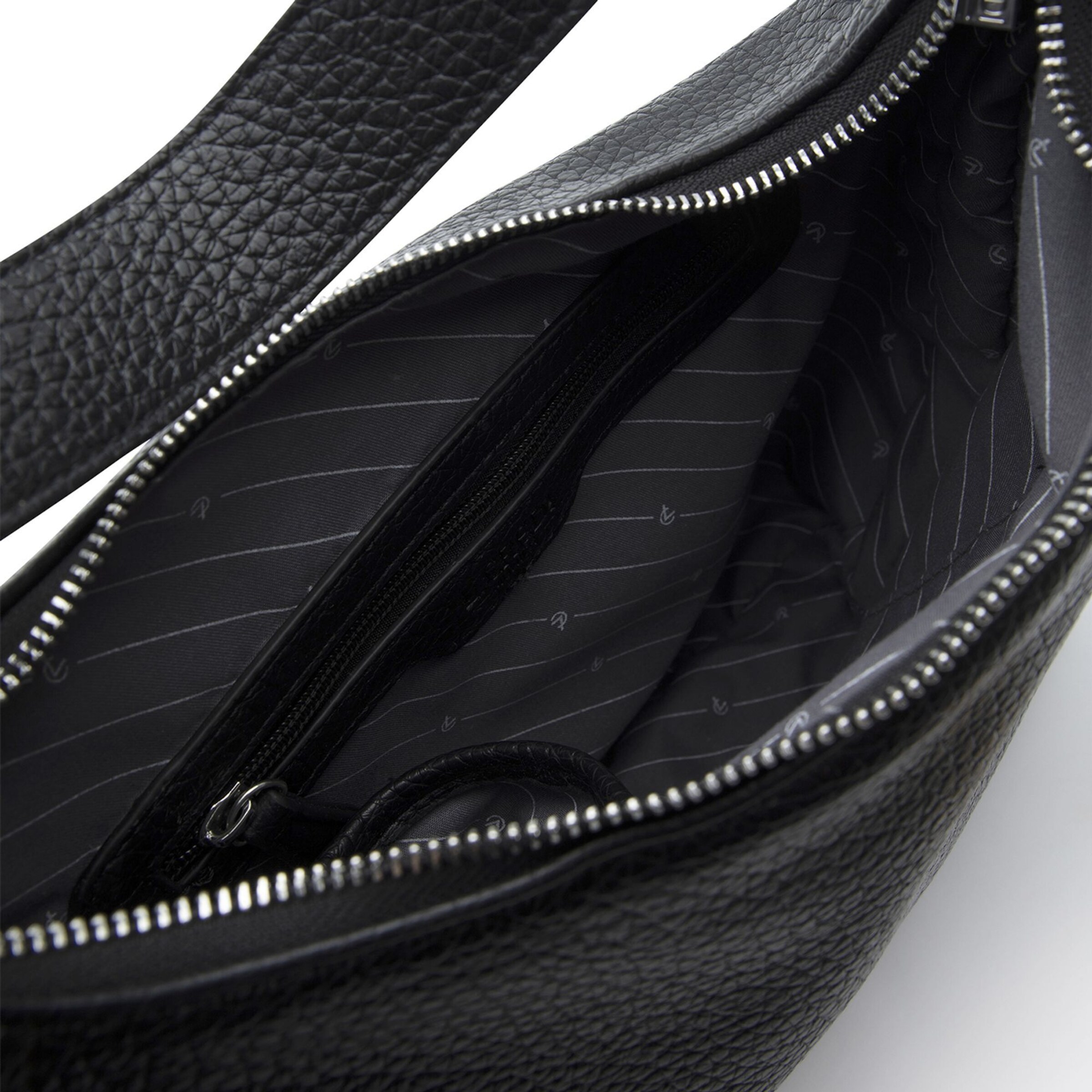 Sac bandoulière 'Parmida' L.CREDI en noir