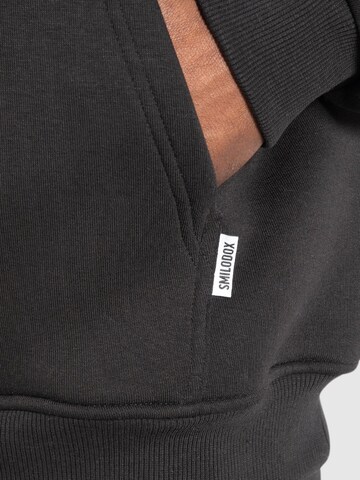Smilodox Sweatshirt 'Jerrick' in Zwart