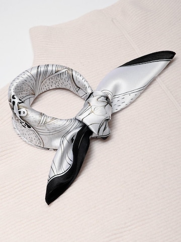 Sciarpa 'Seidentuch Orchideen' di MayTree in bianco