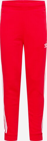 ADIDAS ORIGINALS Tapered Pants in Red: front