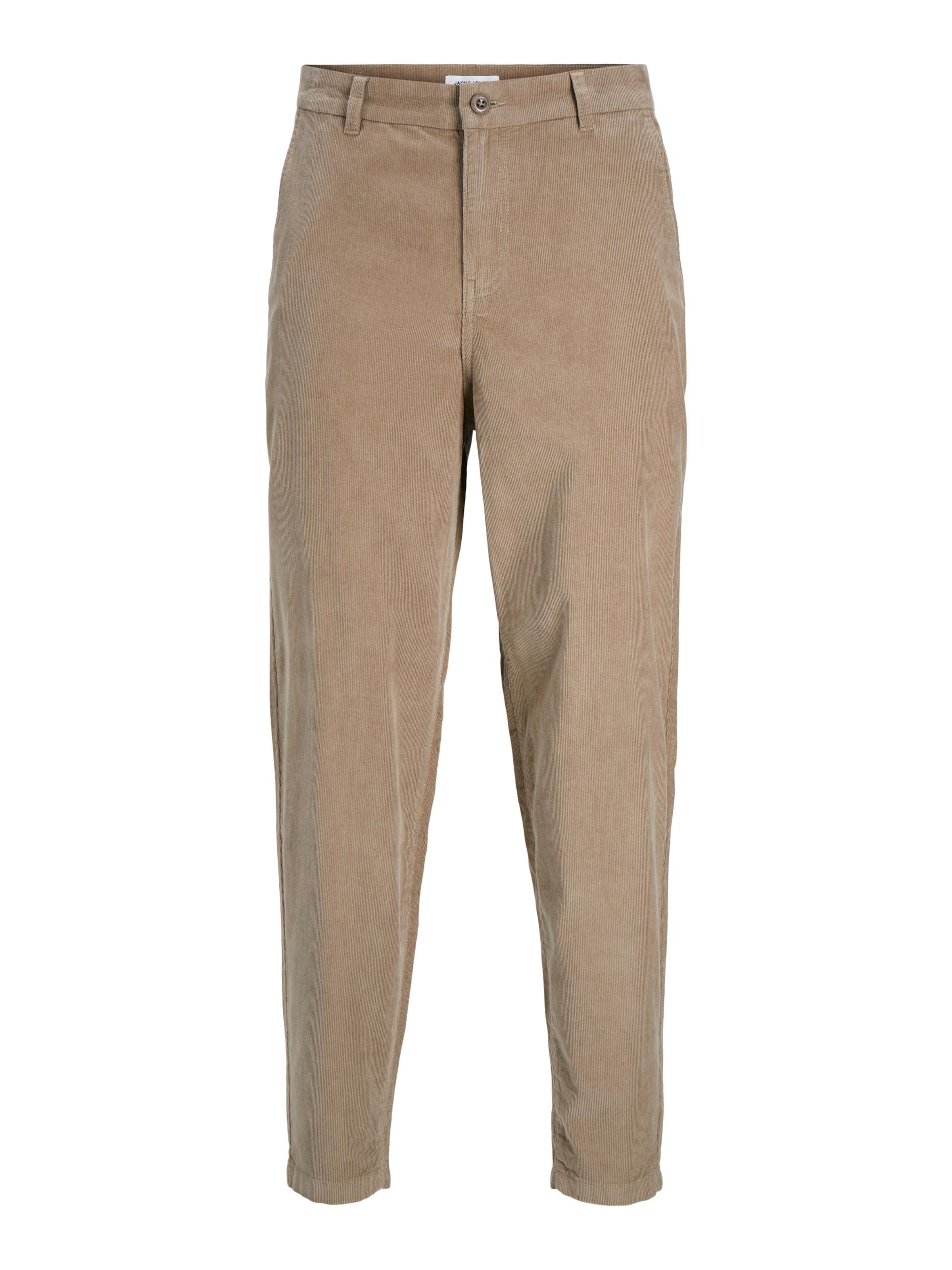 Tapered Pantaloni chino 'Karl' di JACK & JONES in marrone: frontale