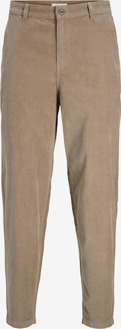 Tapered Pantaloni chino 'Karl' di JACK & JONES in marrone: frontale