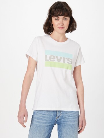 LEVI'S ® Shirt 'The Perfect Tee' in Weiß: predná strana