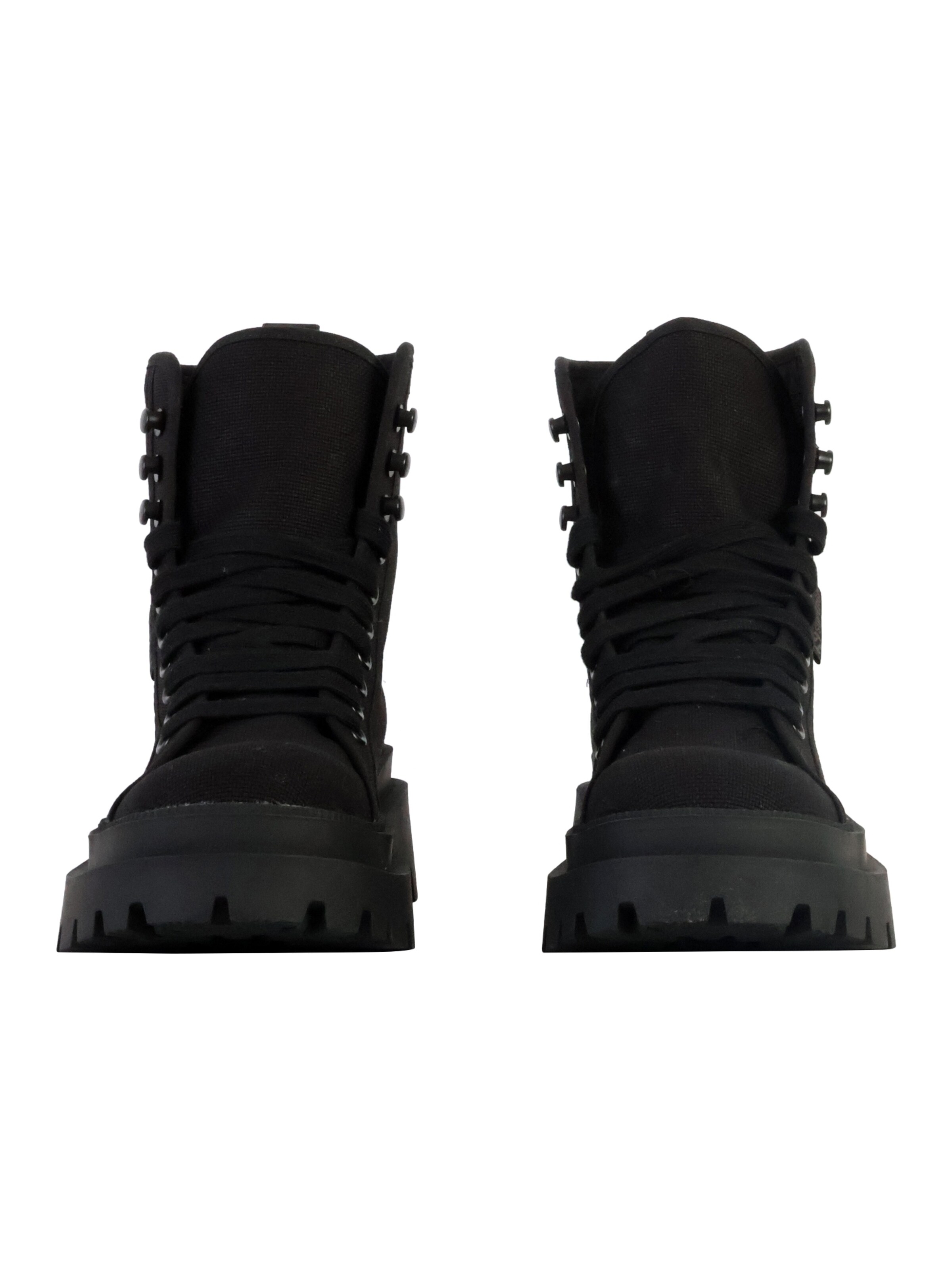 Ankle boots 'Alpina Apex High Vegan Schnürstiefelette' di SUPERGA in nero