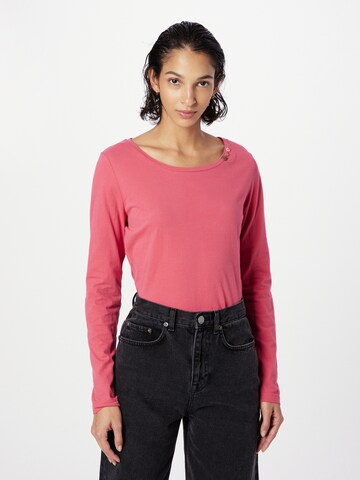 Ragwear Shirts 'FLORAH' i pink: forside