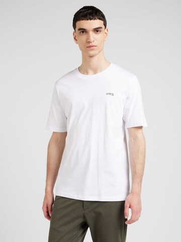 Tricou de la JACK & JONES pe alb: față
