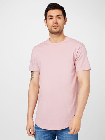 HOLLISTER T-shirt i rosa: framsida