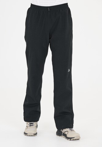 Whistler Regular Outdoor trousers 'Wheeler' in Black: front