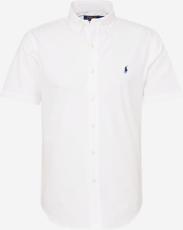 Chemise Polo Ralph Lauren en blanc : devant