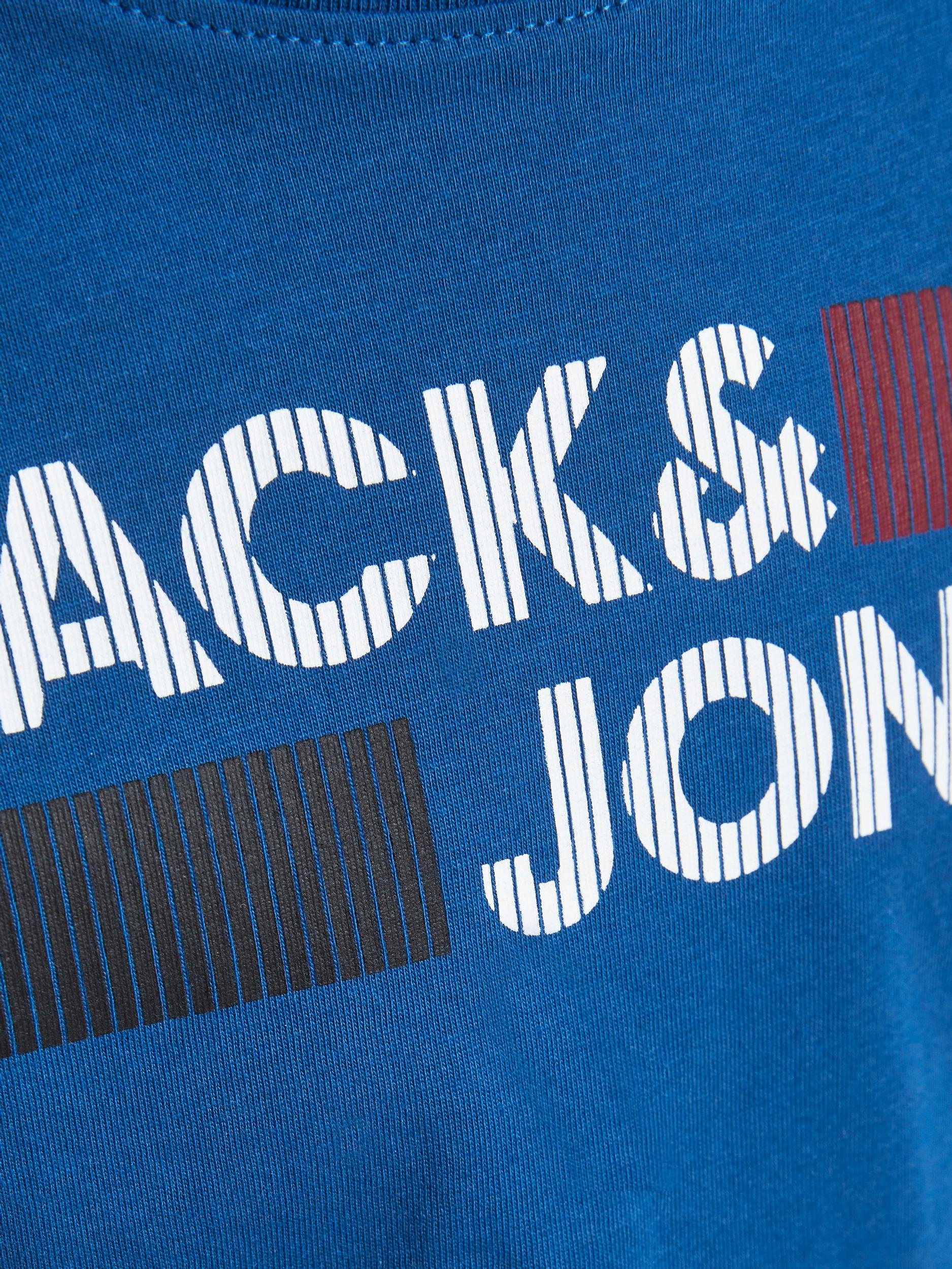 dGHSL Bambini Jack & Jones Junior Maglietta in Blu Reale 