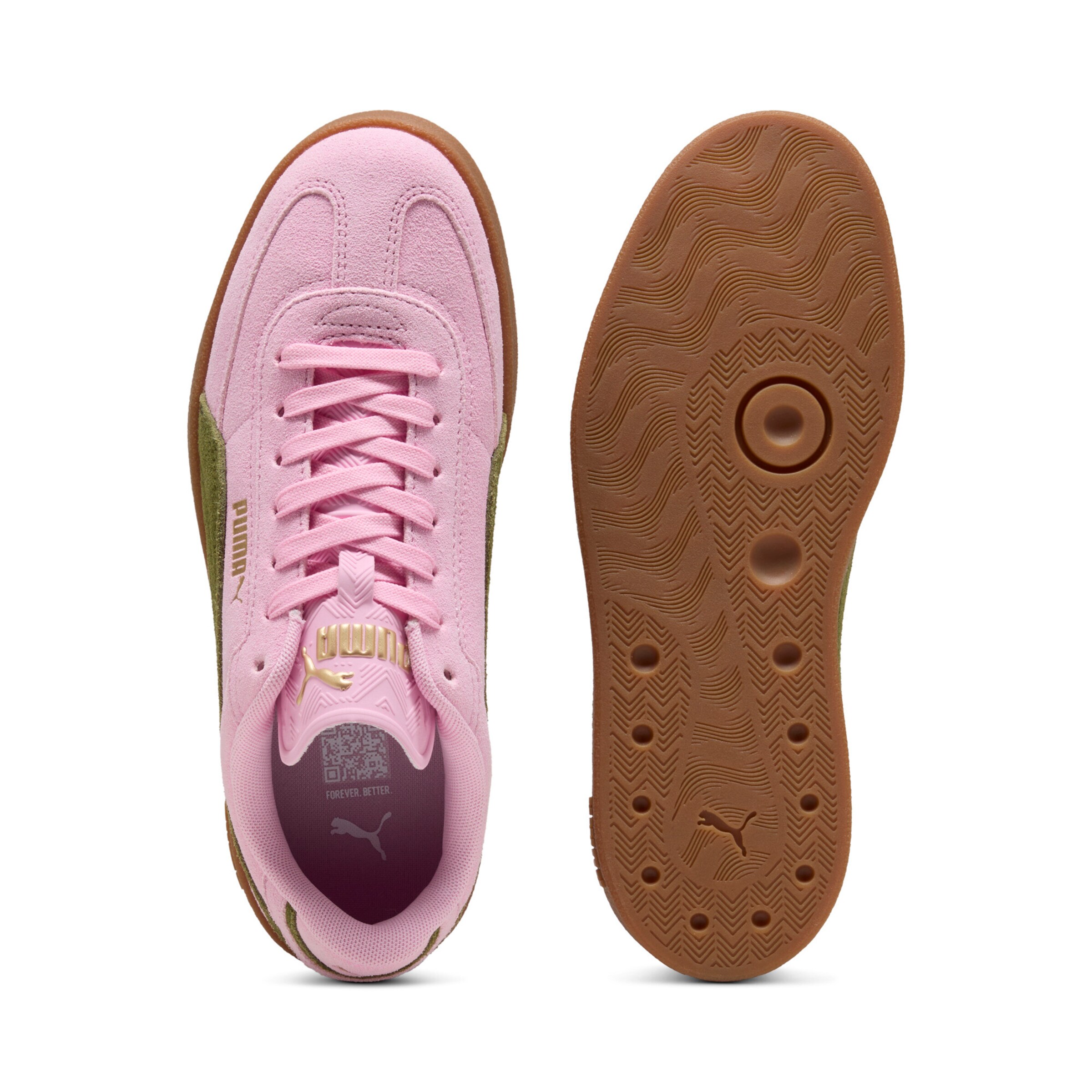 Baskets basses 'Club II' PUMA en rose