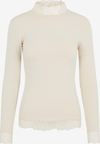 Y.A.S Shirt 'ELLE' in Beige: voorkant