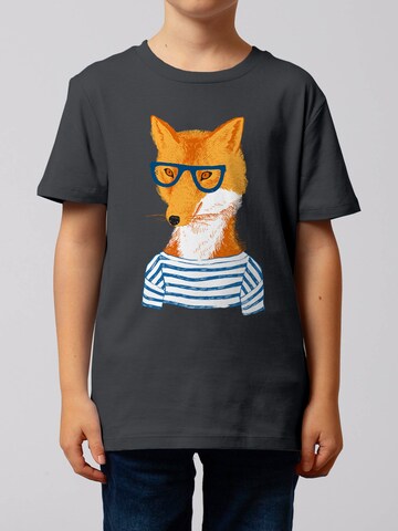 watabout.kids Shirt 'Fuchs' in Grijs: voorkant
