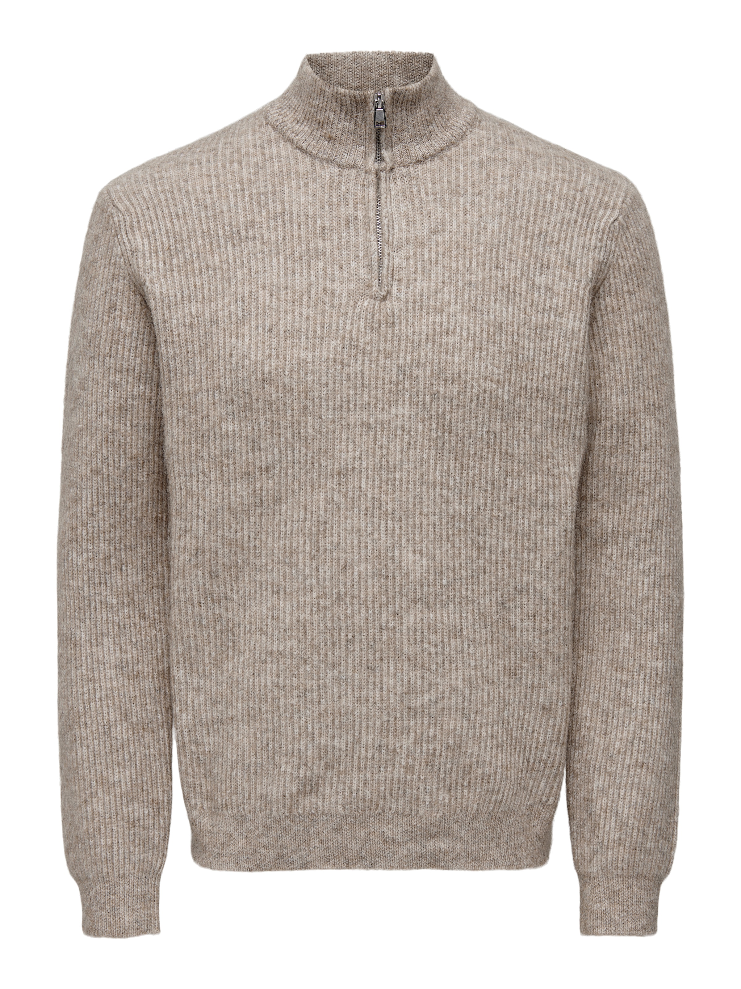 Only & Sons Pullover 'ONSTegan' in Grau: Vorderseite