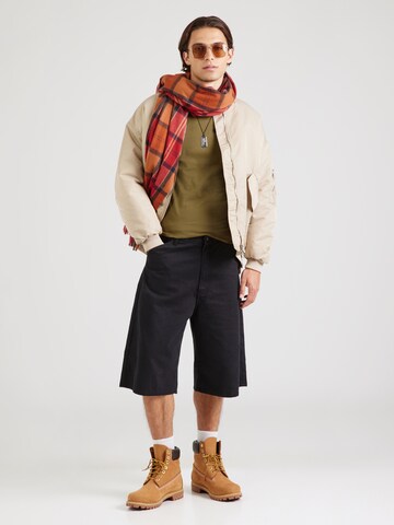 G-STAR Tričko 'Old Skool' - Zelená