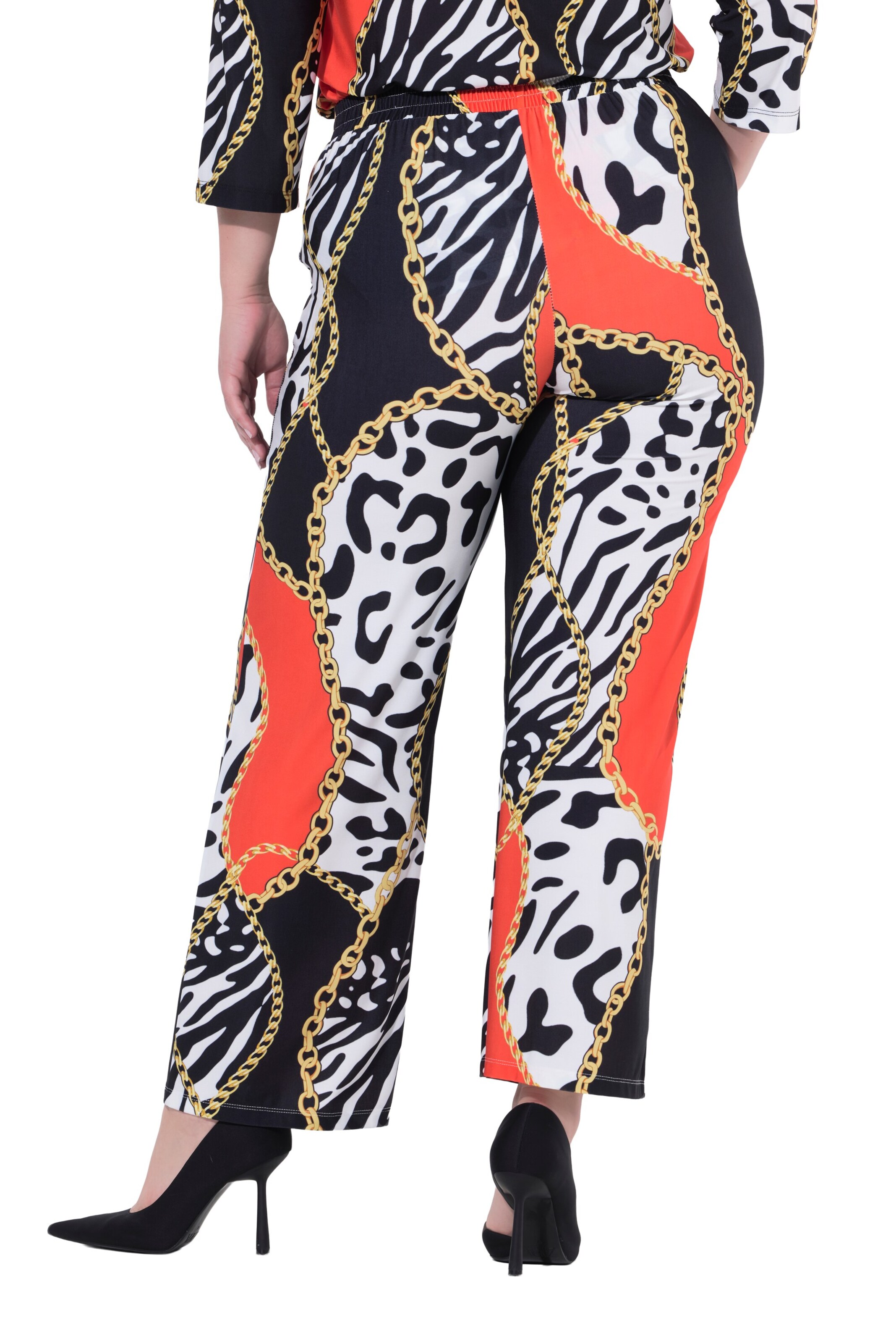 MIAMODA Loose fit Trousers in Black