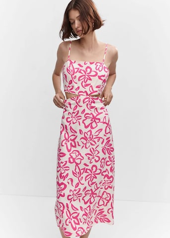 MANGO Sukienka 'Olimpia' w kolorze różowy: przód