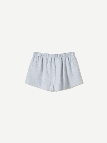 Bershka Loose fit Trousers in Blue