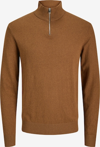Pullover 'JJEEmil' di JACK & JONES in marrone: frontale
