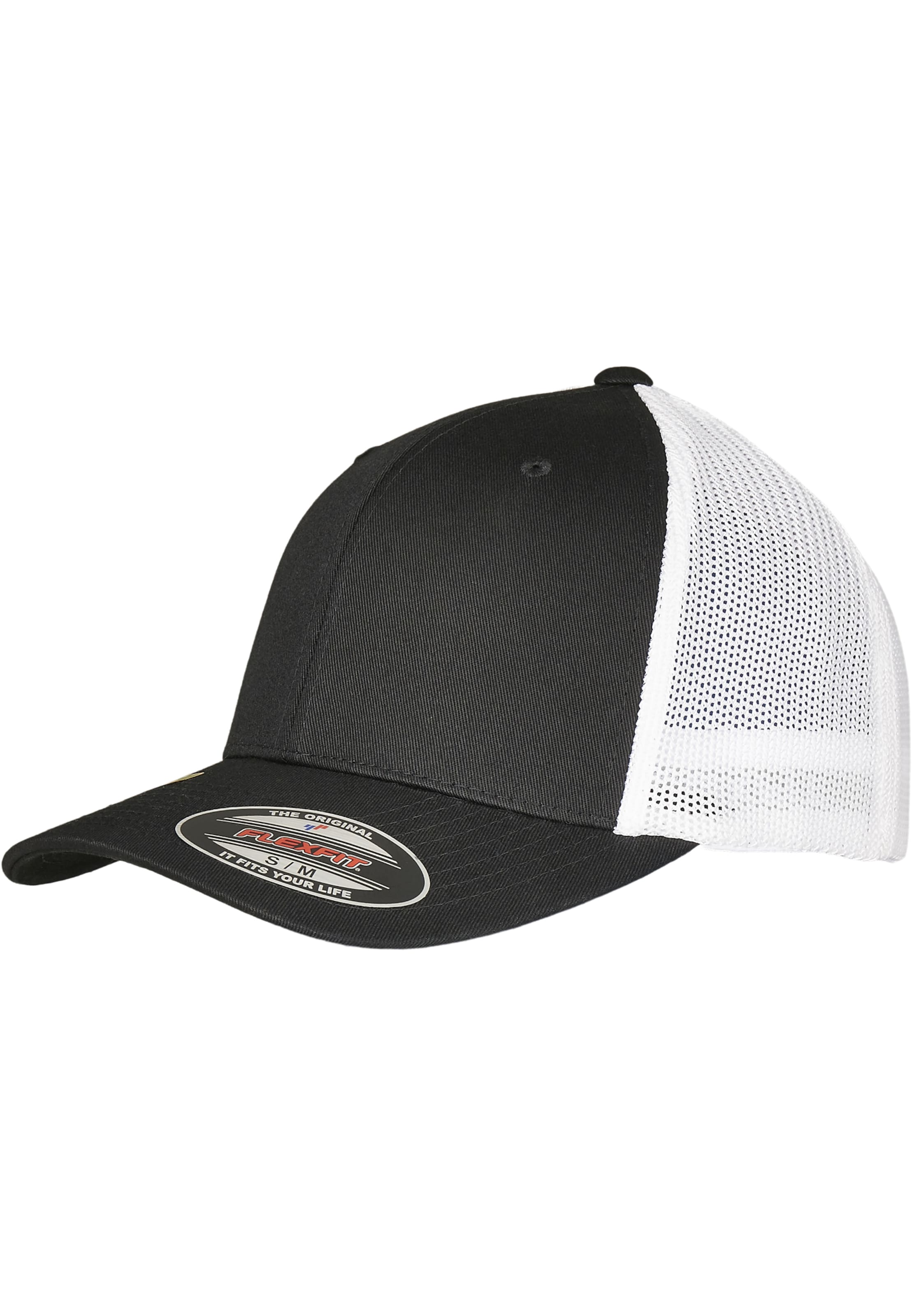 Casquette Flexfit en noir : devant
