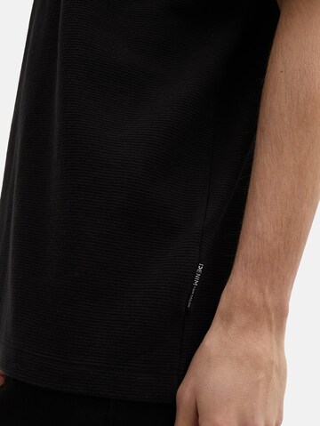 TOM TAILOR DENIM T-Shirt in Schwarz