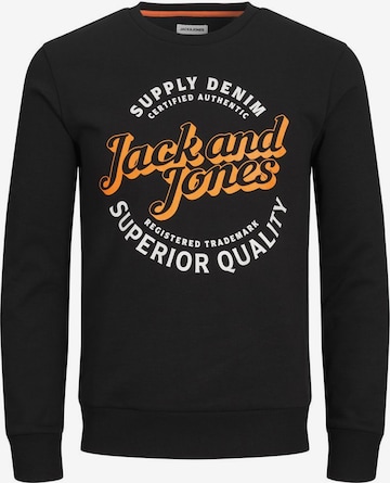 JACK & JONES Μπλούζα φούτερ σε μαύρο: μπροστά