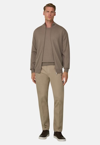 Boggi Milano Gebreid vest in Beige: voorkant