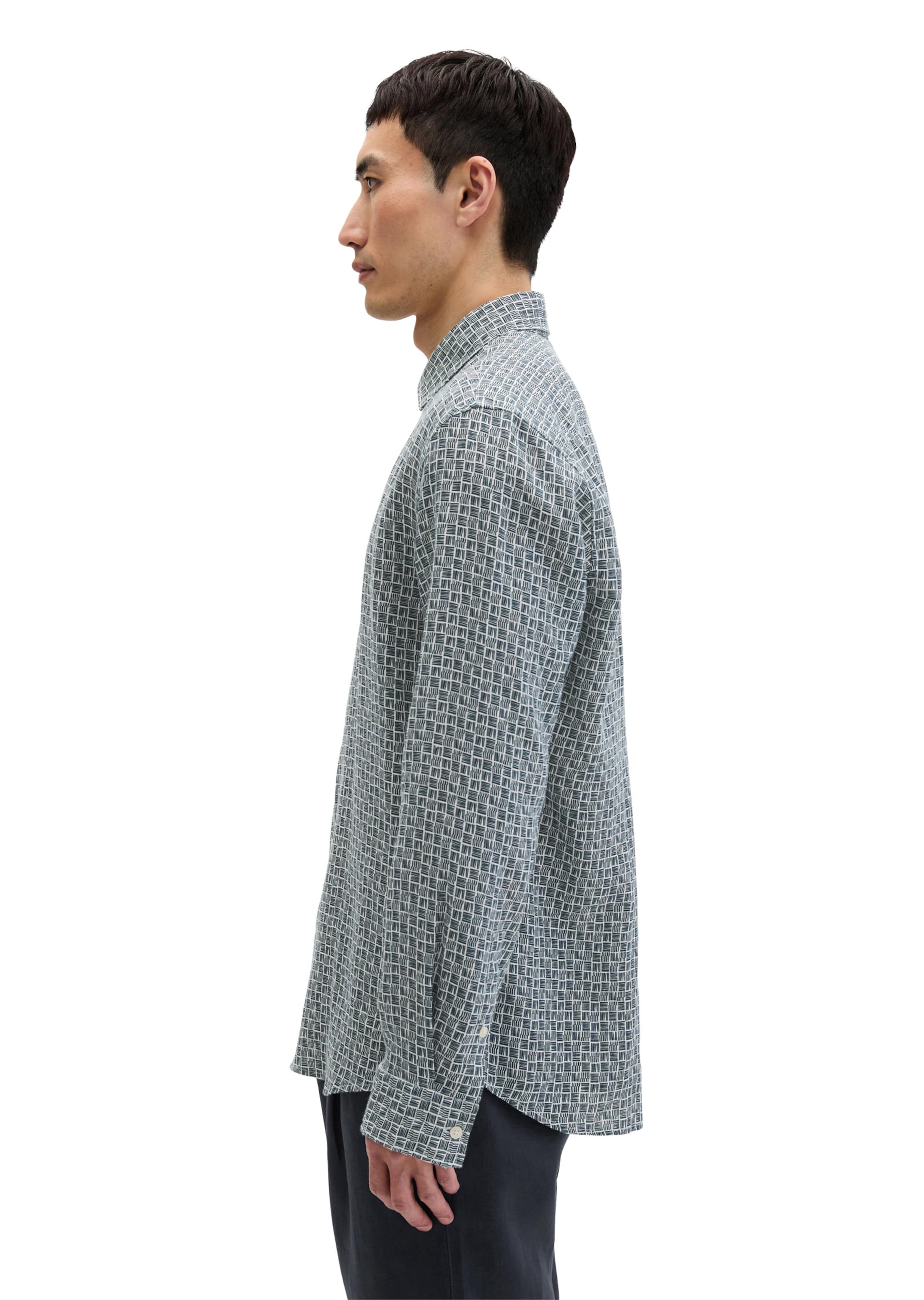 Marc O'Polo Regular fit Button Up Shirt in Blue