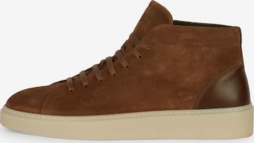 Boggi Milano Sneakers high i brun: forside