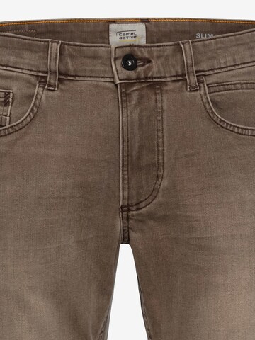 CAMEL ACTIVE Slimfit Slim Fit 5-Pocket Jeans in Braun