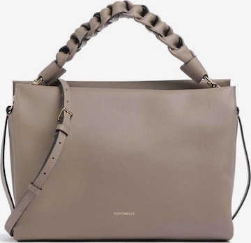 Borsa a mano 'Boheme Grana Double Shoulder Bag' di Coccinelle in grigio: frontale