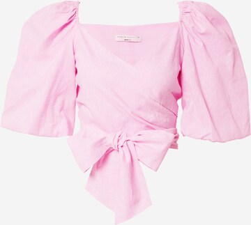 Bluză 'Hedda' de la Gina Tricot pe roz: față