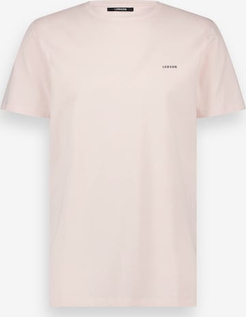 LEBASQ Shirt 'The Baker Crew Neck' in Pink: Vorderseite