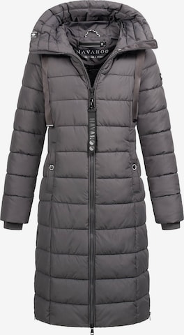 Manteau d’hiver 'N036  ' NAVAHOO en gris : devant