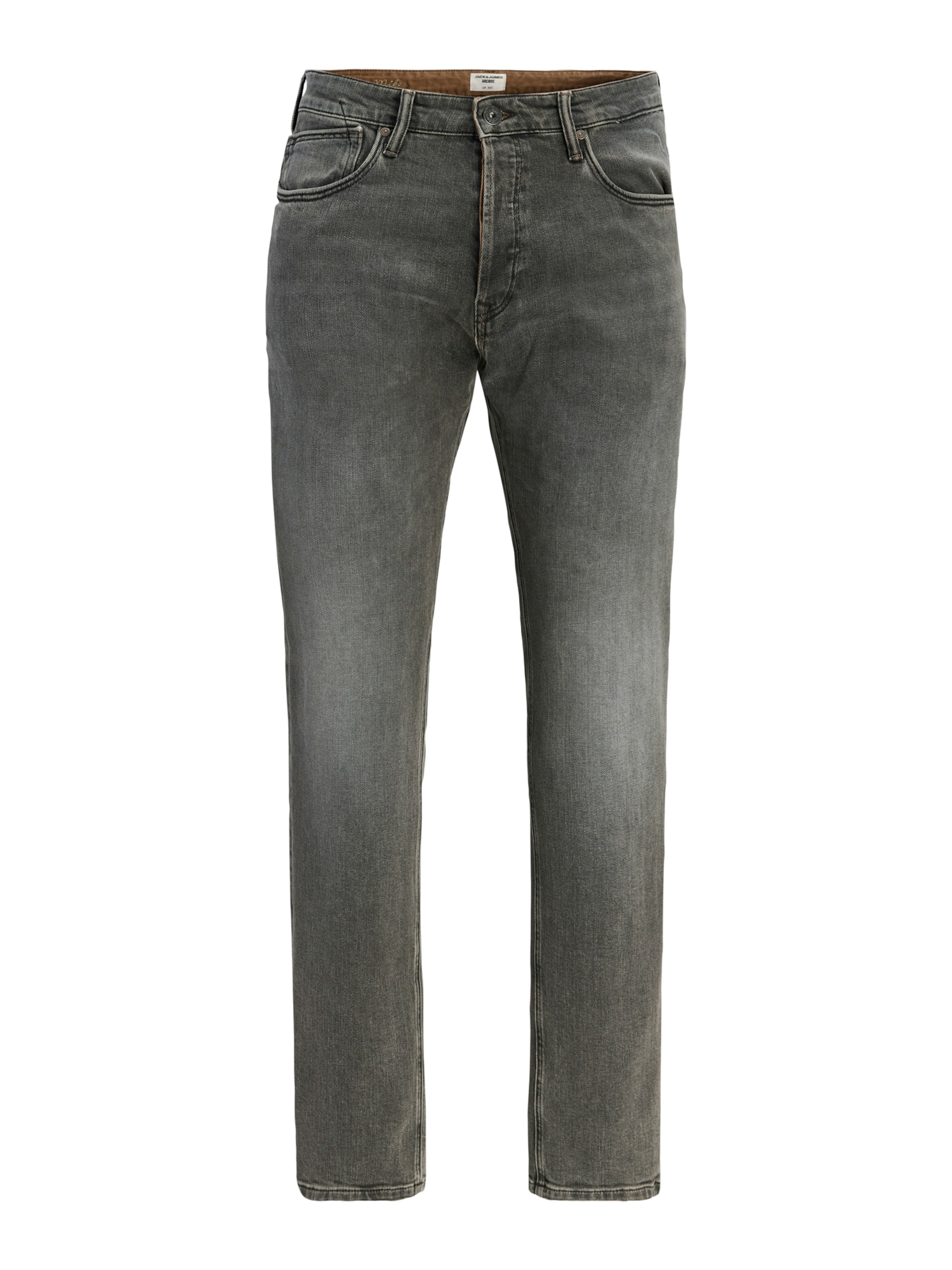 JACK & JONES - Tapered Vaquero 'JJIMIKE JJWELLS' en gris: frente
