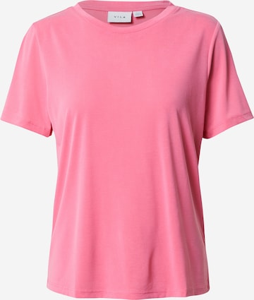 VILA T-shirt i rosa: framsida