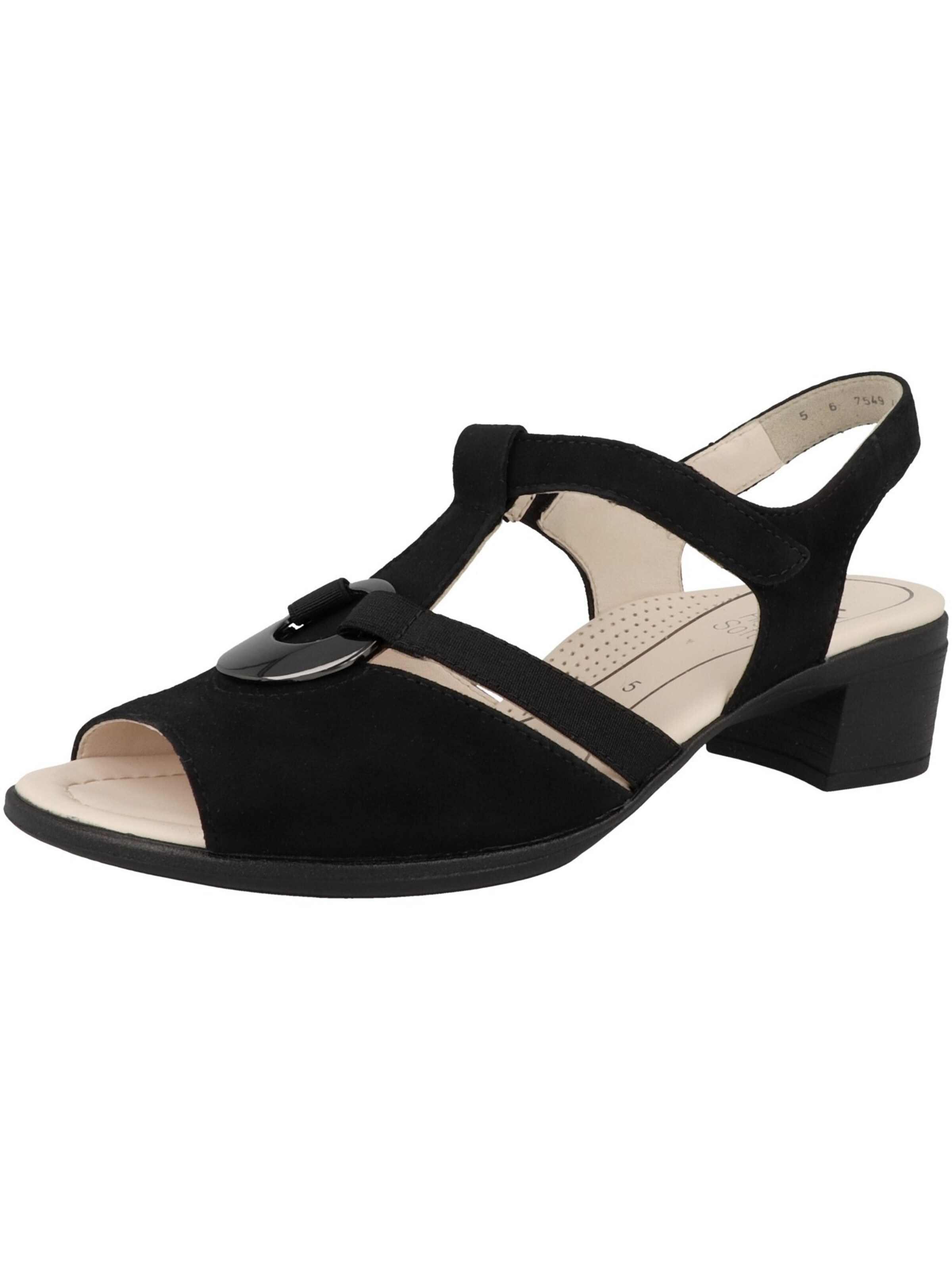 ARA Sandaal in Zwart: voorkant