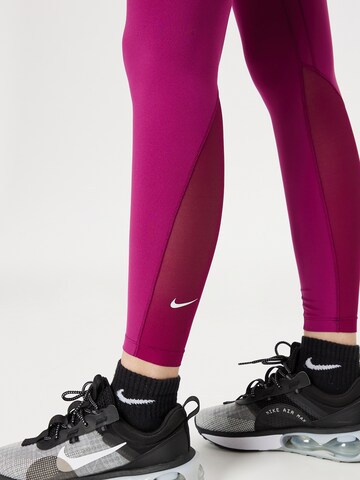 NIKE Skinny Sporthose 'One' in Lila