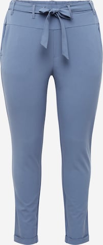 Pantalon 'Jia' KAFFE CURVE en bleu : devant