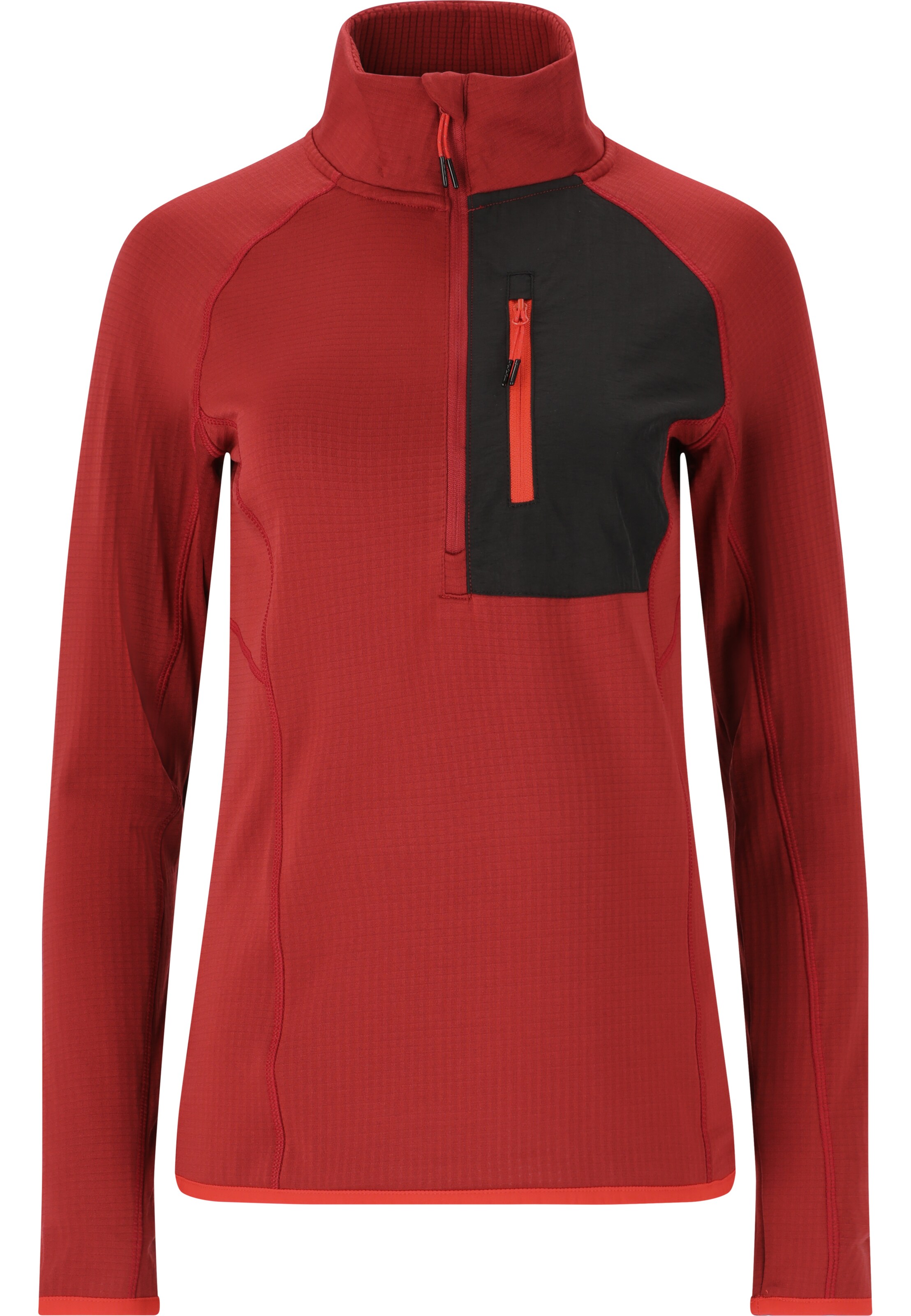 Whistler Midlayer 'Helge' in Rot: Vorderseite