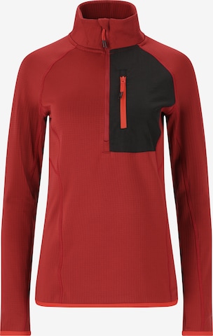Whistler Functioneel shirt 'Helge' in Rood: voorkant