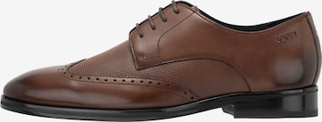 Chaussure à lacets 'Piatto Clyde' JOOP! en marron : devant